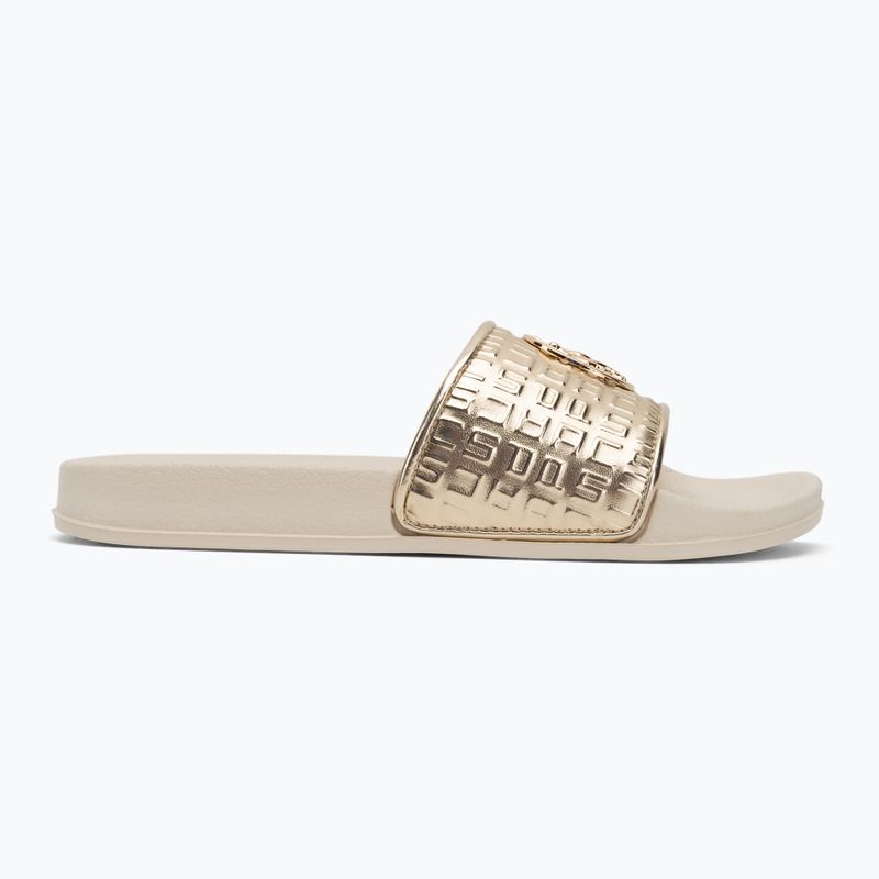 Klapki damskie U.S.Polo Assn IVY002B gold 2