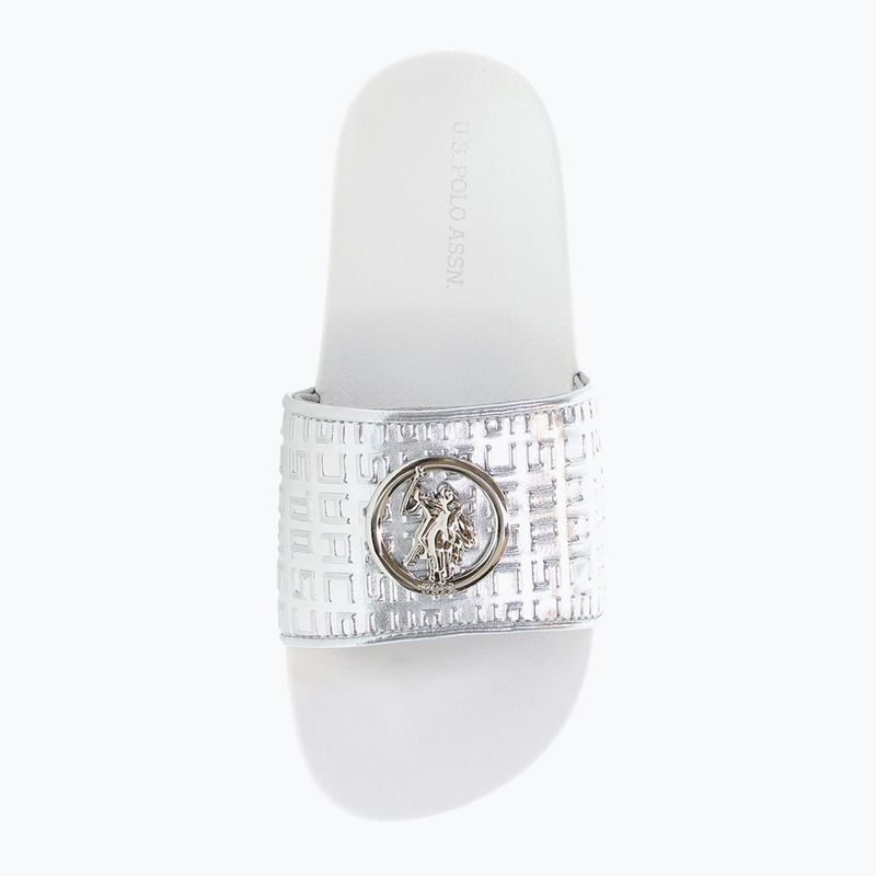 Klapki damskie U.S.Polo Assn IVY002B silver 2
