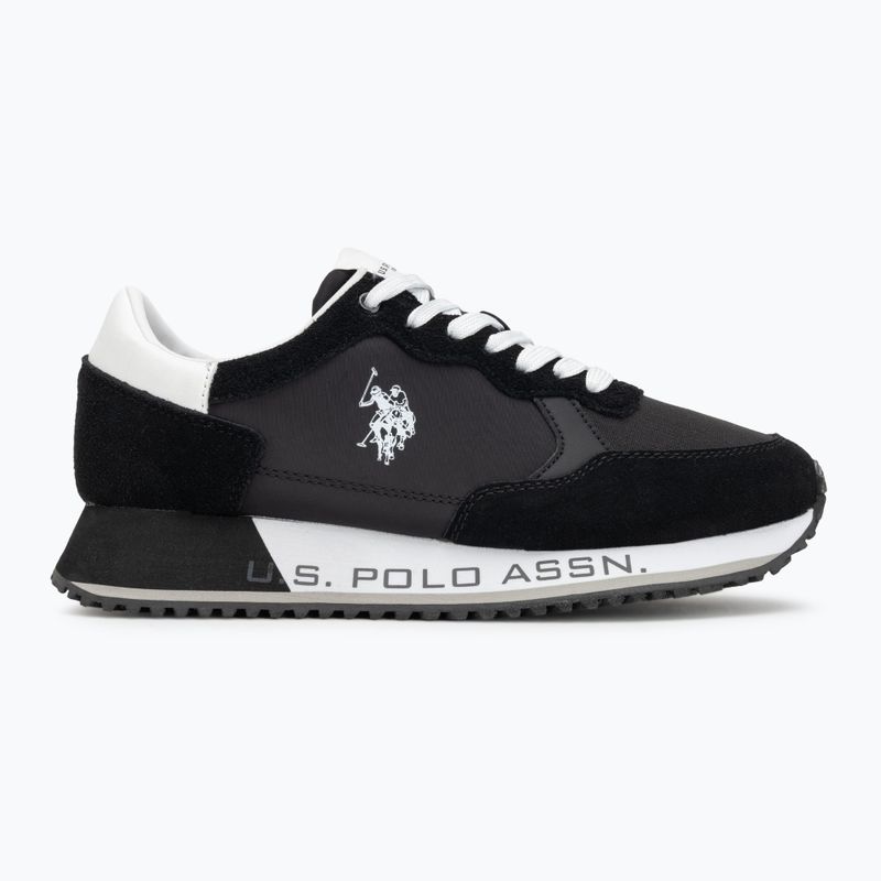 Buty męskie U.S. Polo Assn. CLEEF006B black/white 2