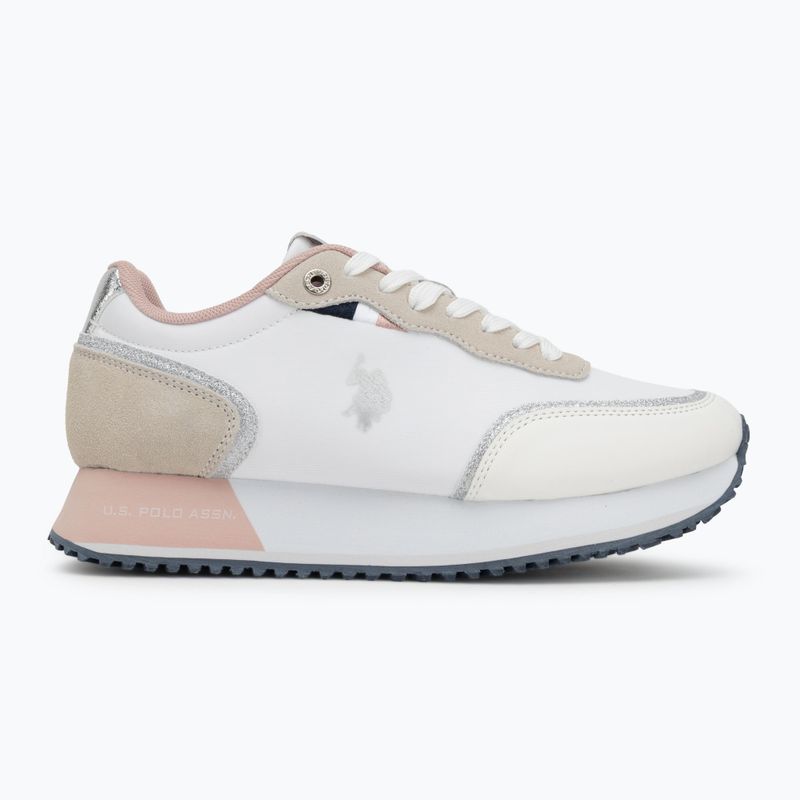 Buty damskie U.S. Polo Assn. SACHA007 white/pink 2