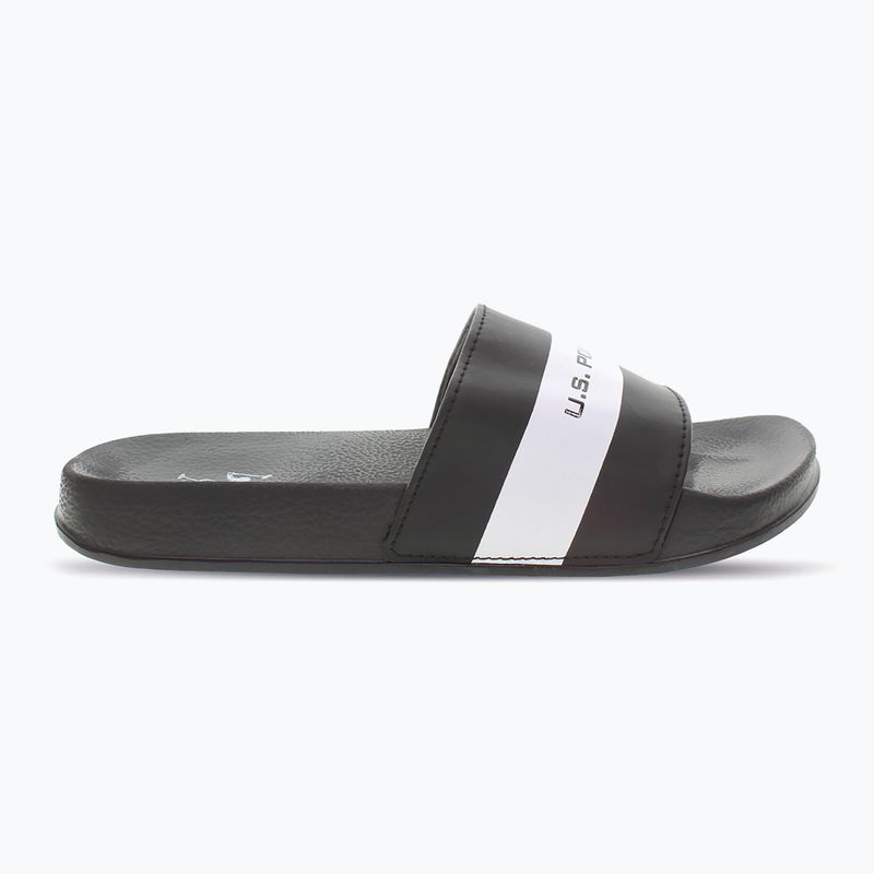 Klapki męskie U.S. Polo Assn. SKYE002 black/white