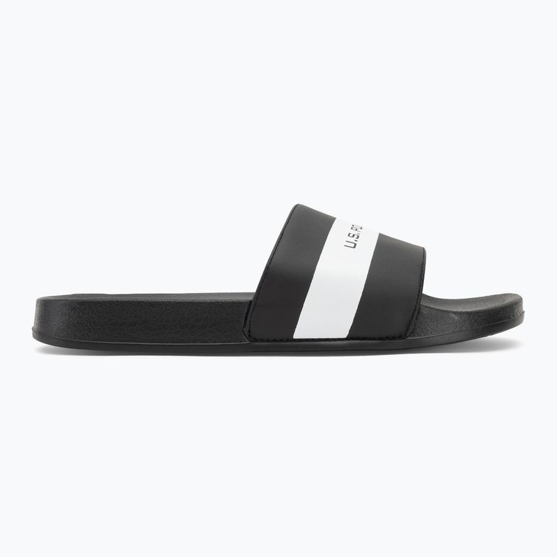 Klapki męskie U.S. Polo Assn. SKYE002 black/white 2