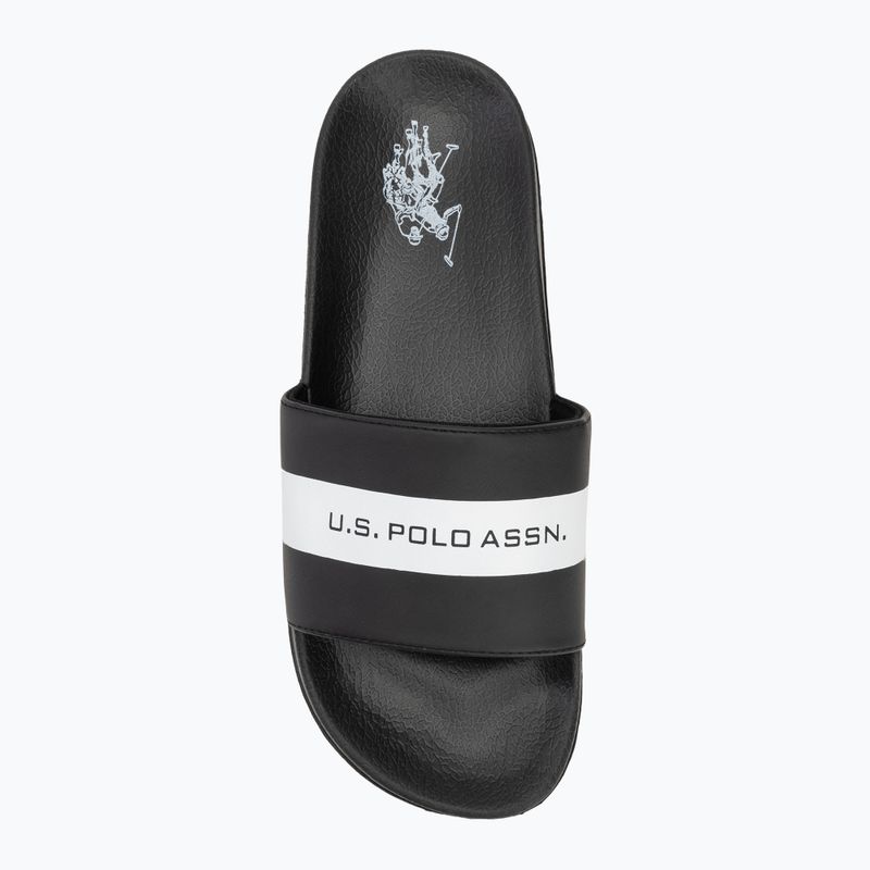 Klapki męskie U.S. Polo Assn. SKYE002 black/white 5