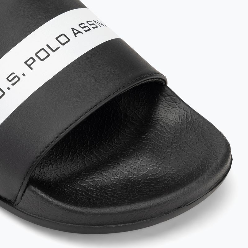 Klapki męskie U.S. Polo Assn. SKYE002 black/white 7