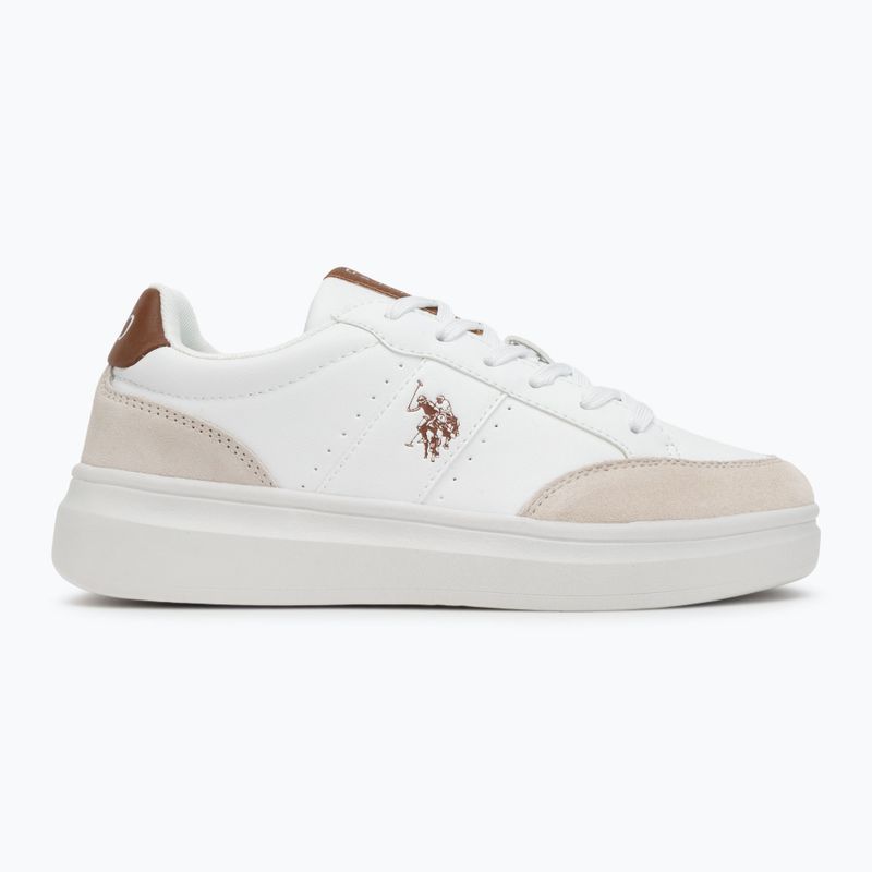 Buty męskie U.S. Polo Assn. CODY003B white/light brown 2