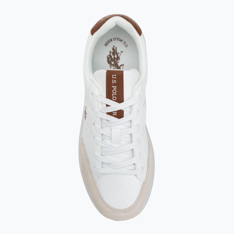 Buty męskie U.S. Polo Assn. CODY003B white/light brown 5