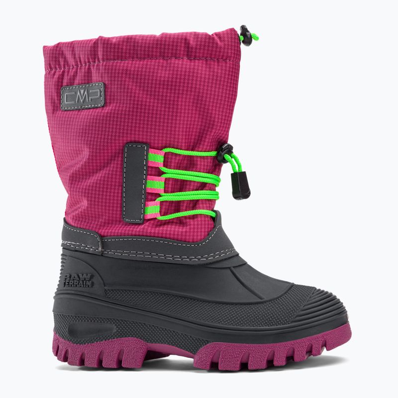 Śniegowce juniorskie CMP Ahto Snowboots Wp pink fluo 2