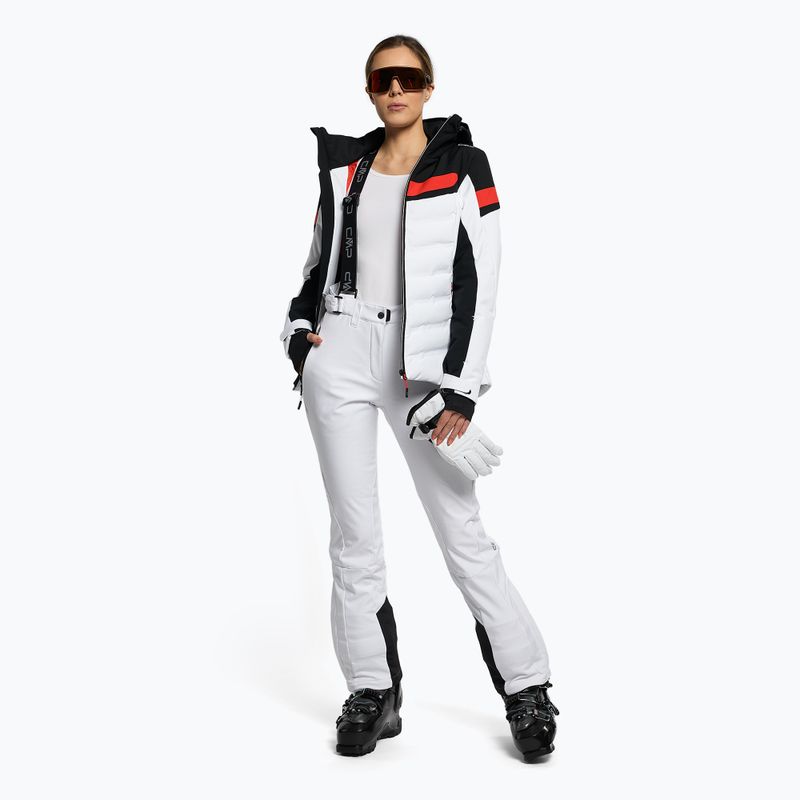 Spodnie narciarskie damskie CMP 3W03106 bianco 2