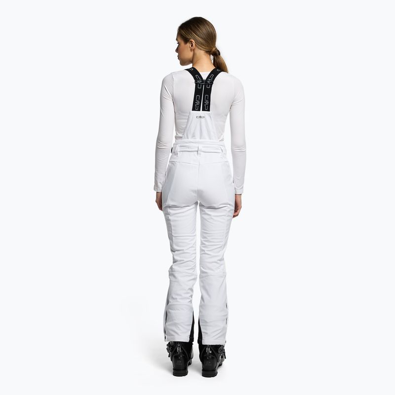 Spodnie narciarskie damskie CMP 3W03106 bianco 4