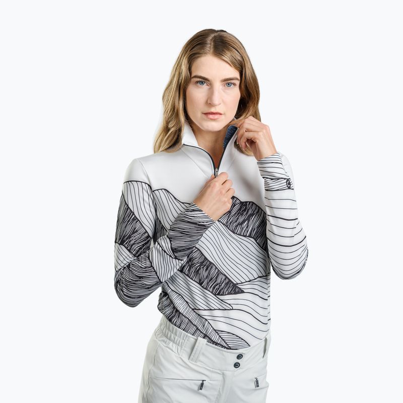 Bluza damska DOTOUT Peaks print outline col/black beauty 2