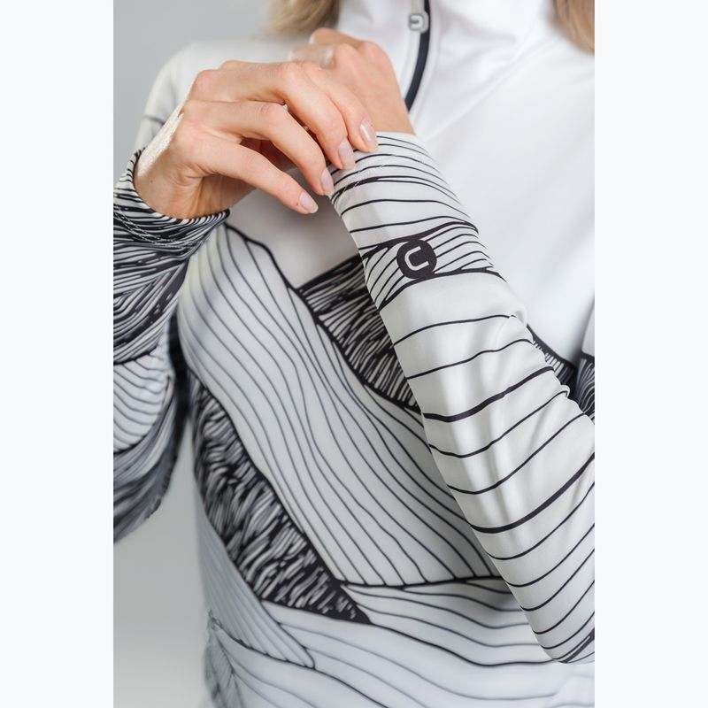 Bluza damska DOTOUT Peaks print outline col/black beauty 4