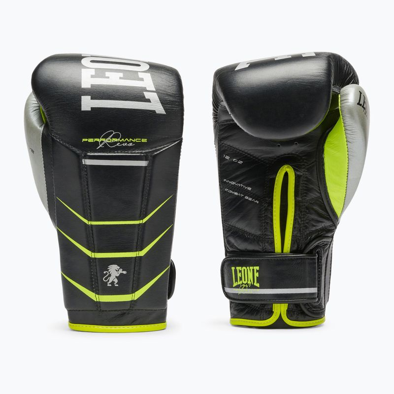 Rękawice bokserskie LEONE 1947 Revo Performance Fluo black