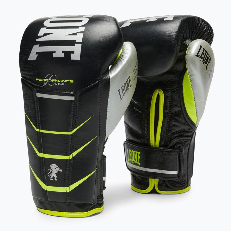 Rękawice bokserskie LEONE 1947 Revo Performance Fluo black