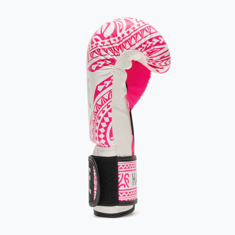 Rękawice bokserskie LEONE 1947 Haka bianco/white 6