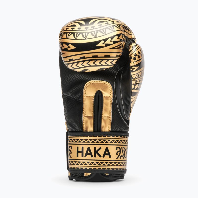 Rękawice bokserskie LEONE 1947 Haka black/gold 4