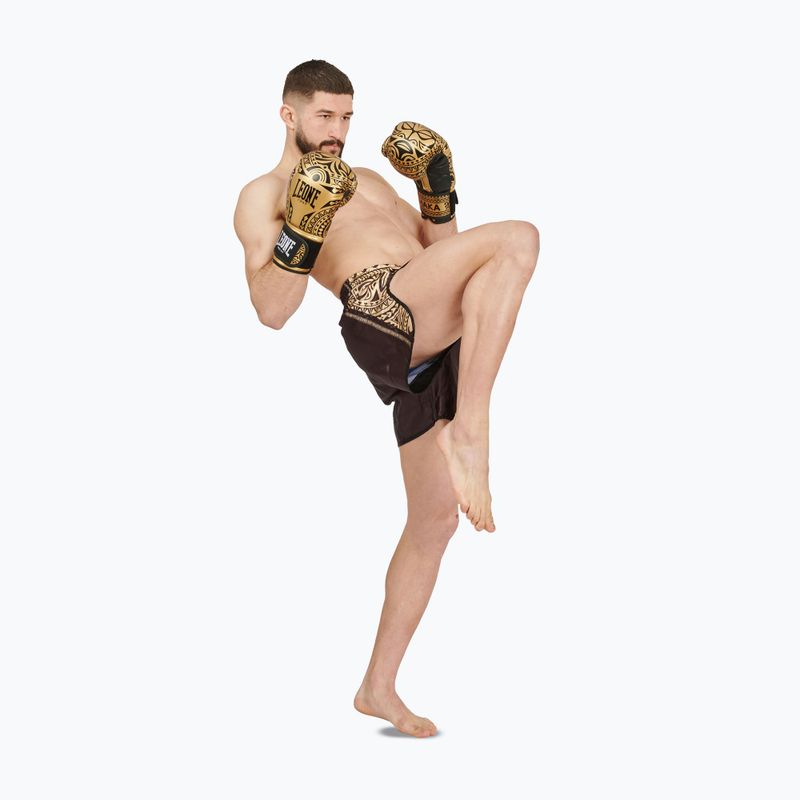 Rękawice bokserskie LEONE 1947 Haka oro/golden 10