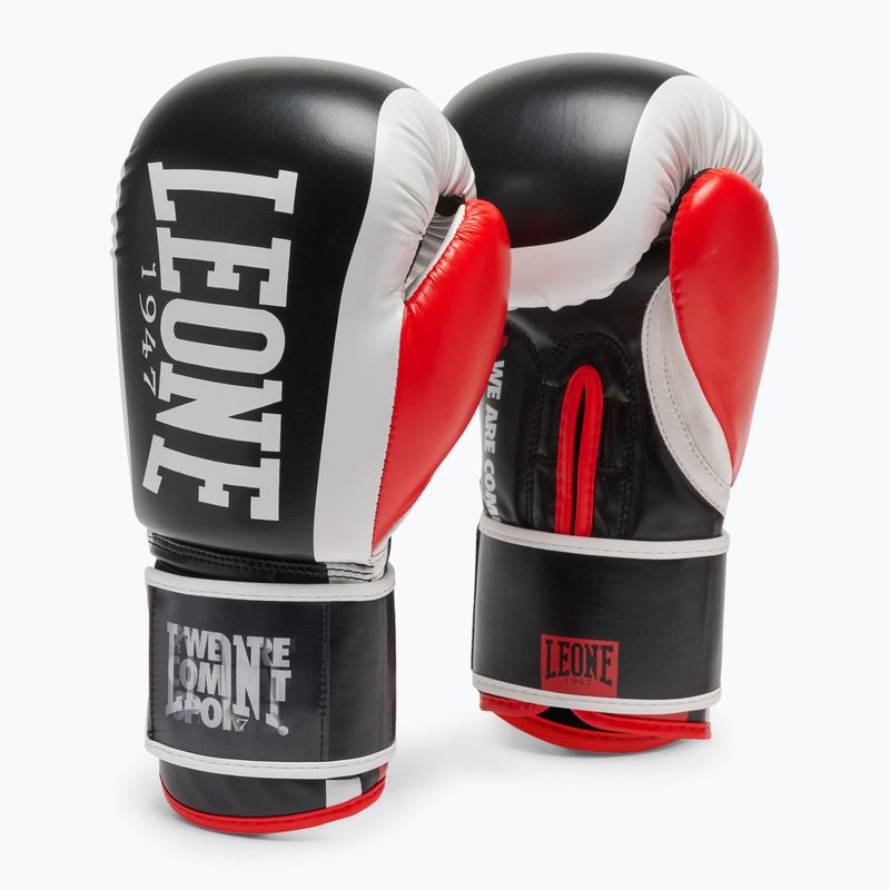 Rękawice bokserskie LEONE 1947 Logo Wacs Boxing nero/black 5
