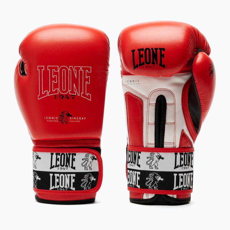 Rękawice bokserskie LEONE 1947 Iconic red