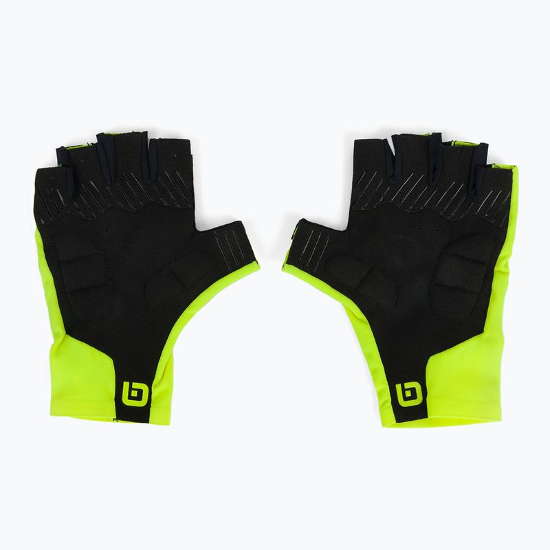 Rękawiczki rowerowe Alé Velocissimo fluo yellow/black 2