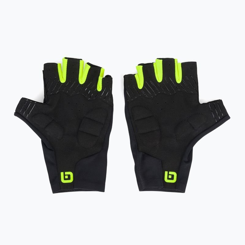 Rękawiczki rowerowe Alé Velocissimo black/fluo yellow 2