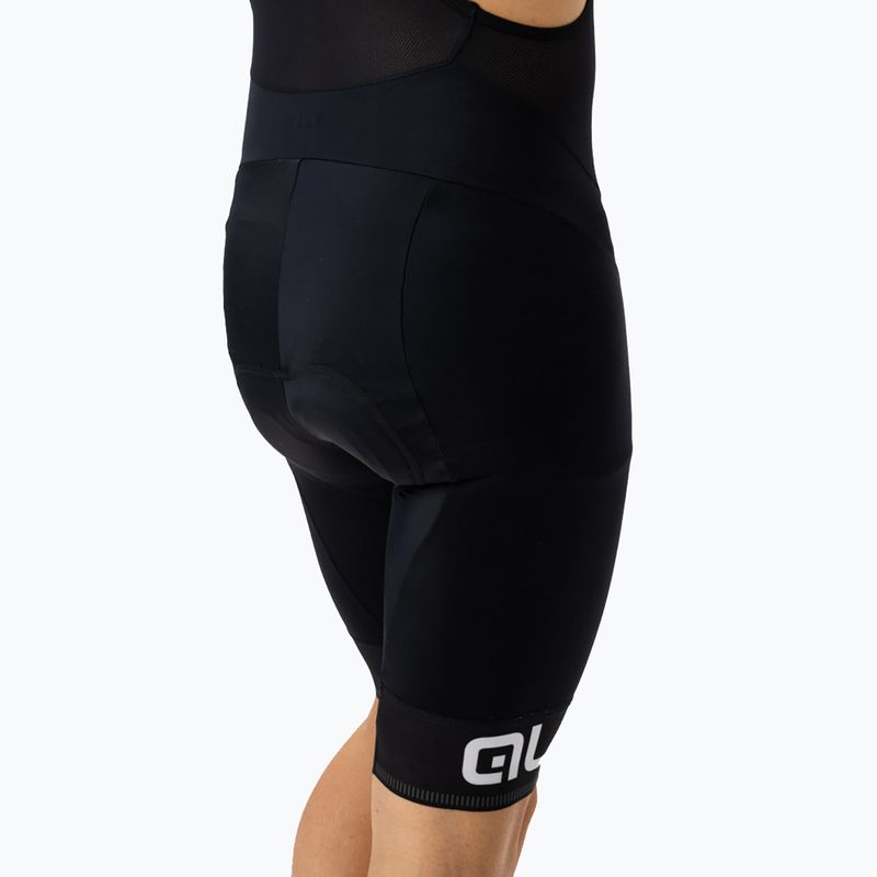 Spodenki rowerowe męskie Alé Corsa Bibshorts black/white 7