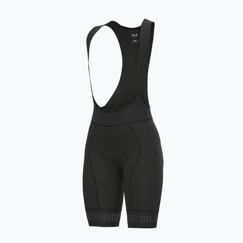 Spodenki rowerowe męskie Alé Strada Bibshorts black/charcoal grey 5