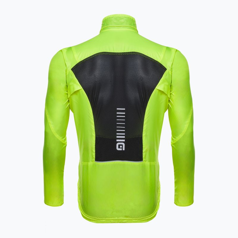 Kurtka rowerowa męska Alé Light Pack fluorescent yellow 4