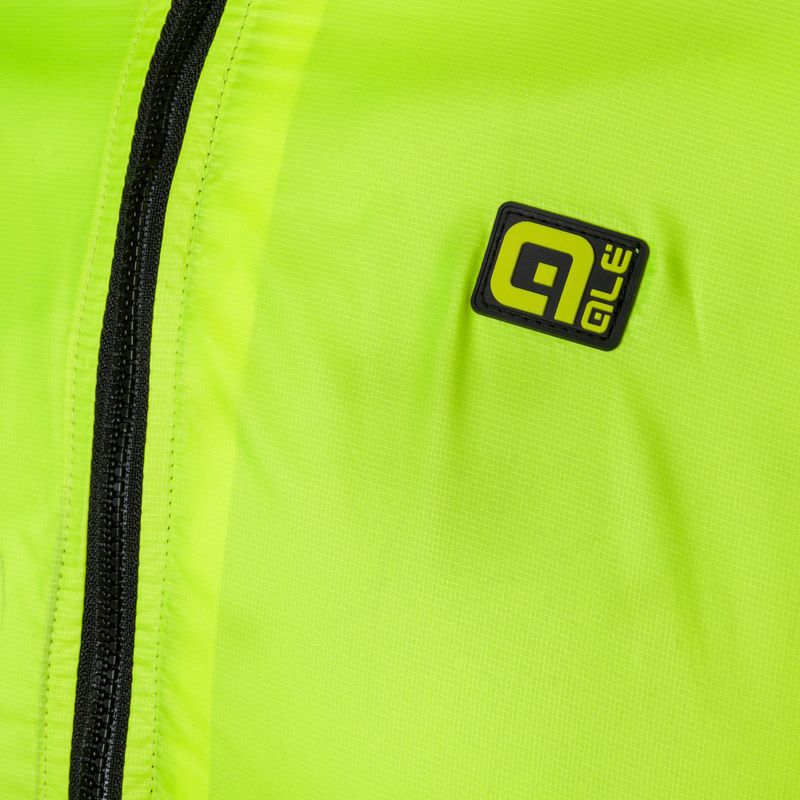 Kurtka rowerowa męska Alé Light Pack fluorescent yellow 5