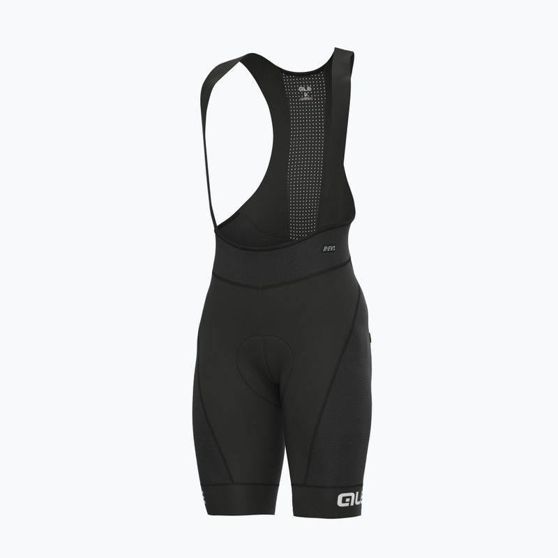 Spodenki rowerowe męskie Alé Agonista Plus Bibshort black/white 7