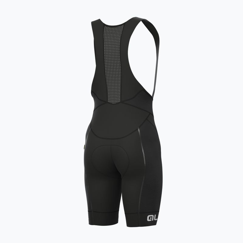 Spodenki rowerowe męskie Alé Agonista Plus Bibshort black/white 8