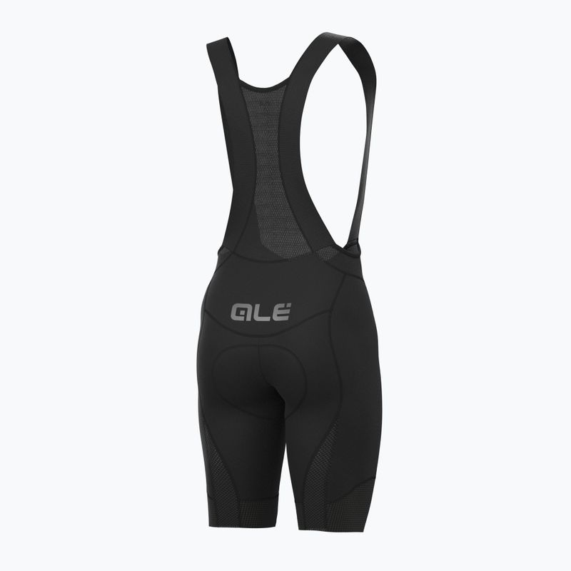 Spodenki rowerowe męskie Alé Master 2.0 Bibshort black/grey 2