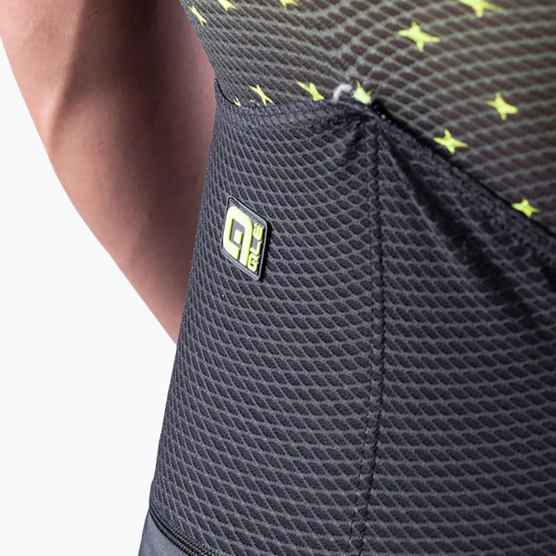 Kombinezon triathlonowy męski Alé Stars fluo yellow/black 6