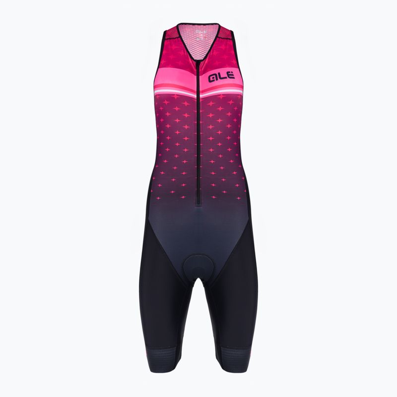 Kombinezon triathlonowy damski Alé Donnastars black/strawberry