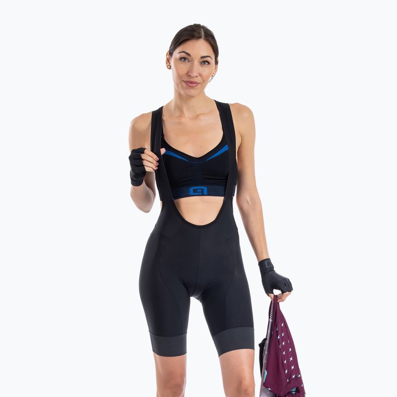 Spodenki rowerowe damskie Alé GT 2.0 Bibshorts black 6