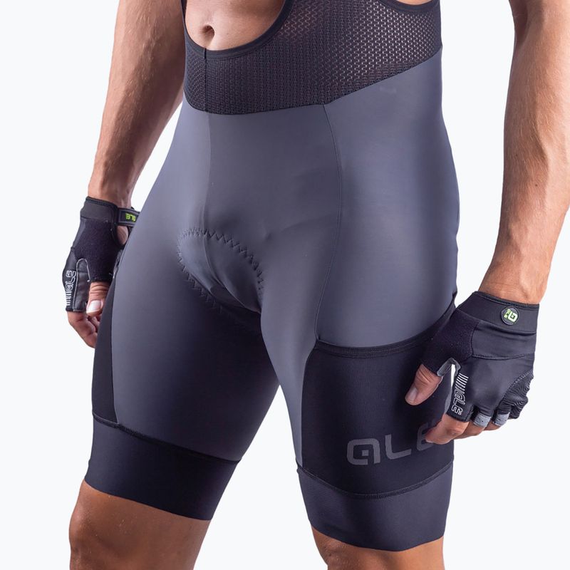 Spodenki rowerowe męskie Alé Stones Cargo Bibshorts grey 3