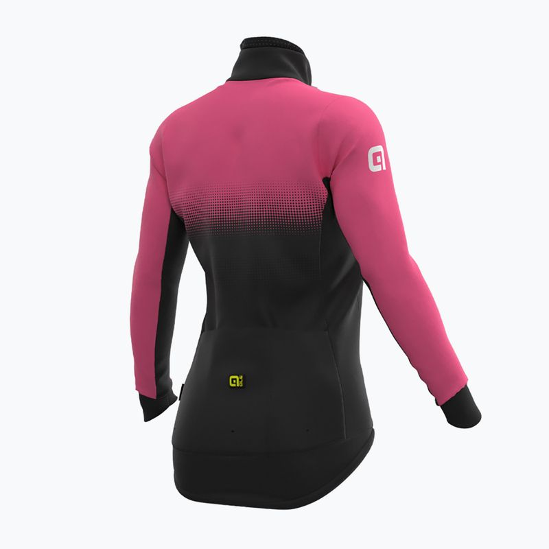Kurtka rowerowa damska Alé Gradient fluo pink/black 7