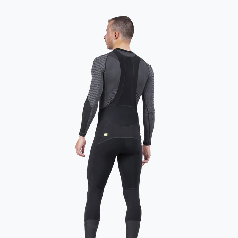 Spodnie rowerowe męskie Alé Clima Warm Bibtights black 2