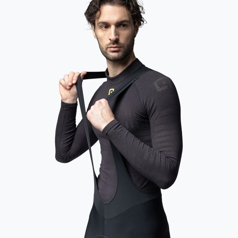 Spodnie rowerowe męskie Alé Winter Bibtights black/black 3