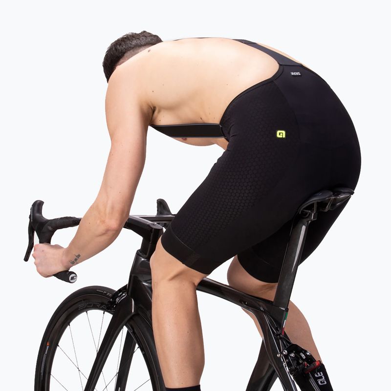 Spodenki rowerowe męskie Alé Velocity HD2 Bibshorts black 2