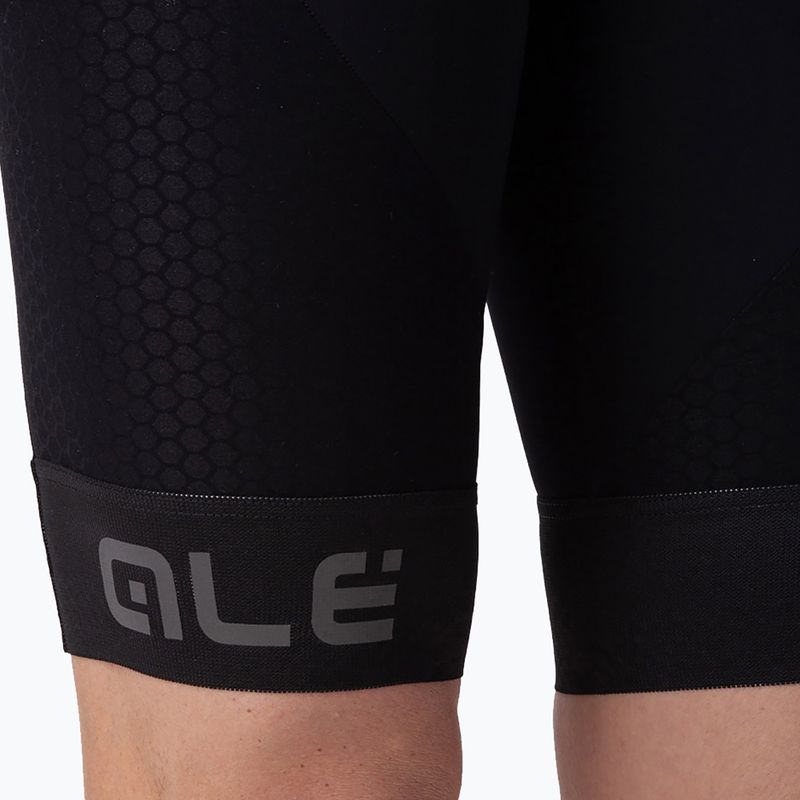 Spodenki rowerowe męskie Alé Velocity HD2 Bibshorts black 5