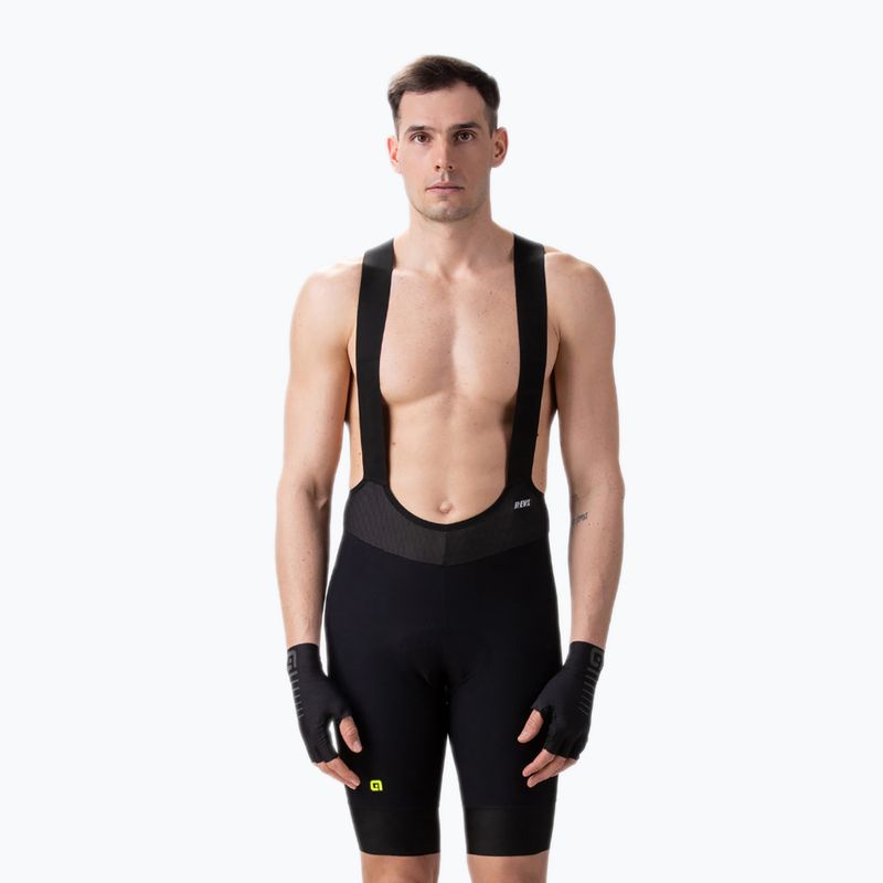 Spodenki rowerowe męskie Alé Speedfondo Bibshorts black