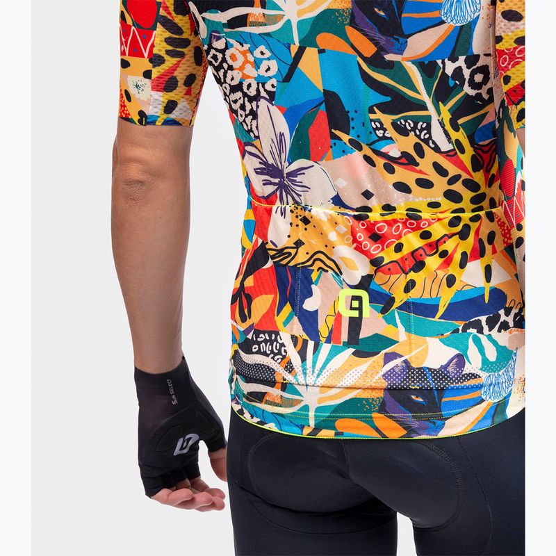 Koszulka rowerowa męska Alé Kenya yellow 6