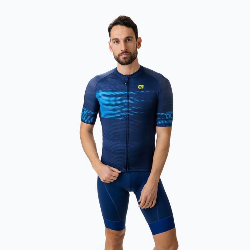 Koszulka rowerowa męska Alé Turbo blue 2