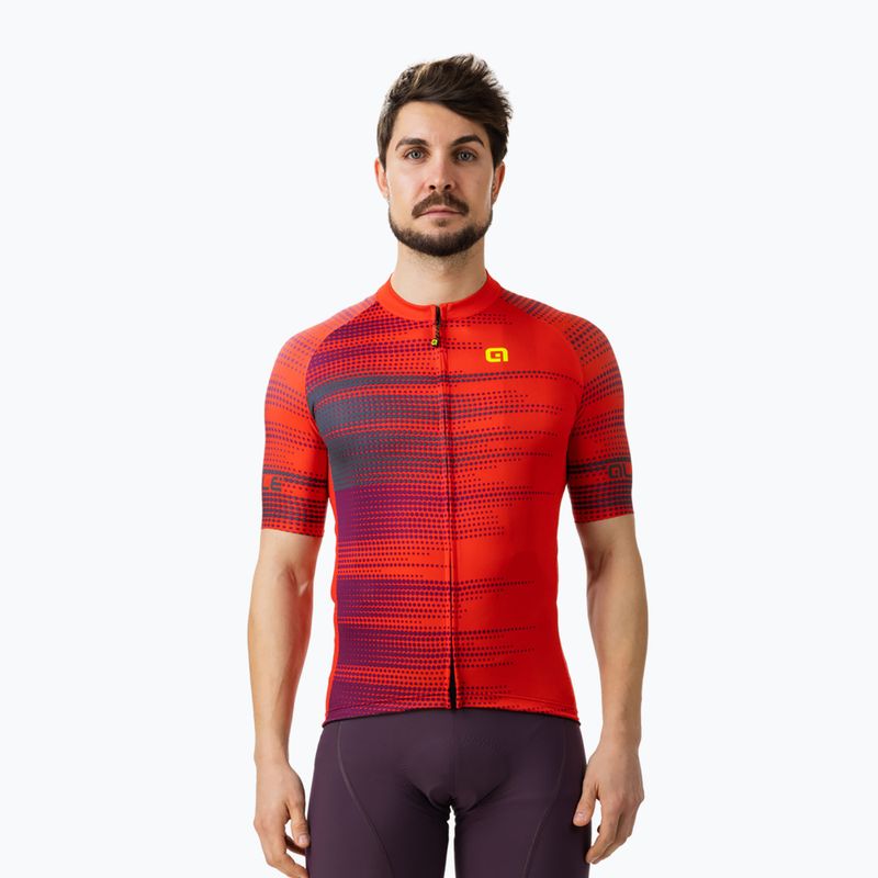 Koszulka rowerowa męska Alé Turbo red