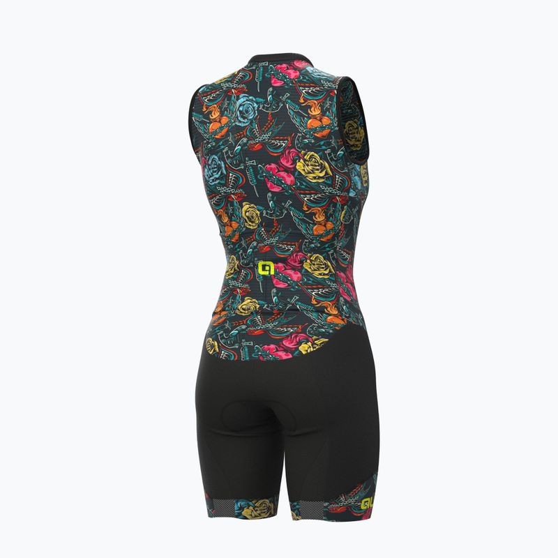 Kombinezon triathlonowy damski Alé Body SM Donna Tattoo grey 2