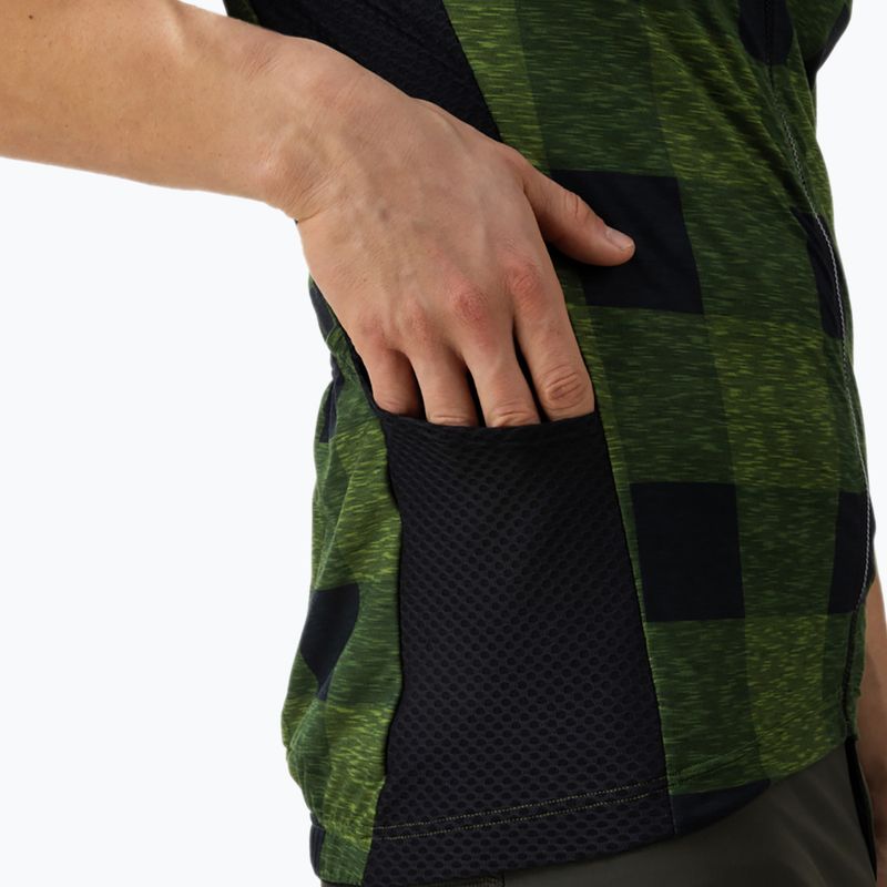 Koszulka rowerowa męska Alé Scottish green 4