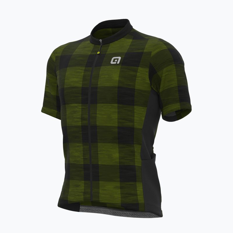 Koszulka rowerowa męska Alé Scottish green 5