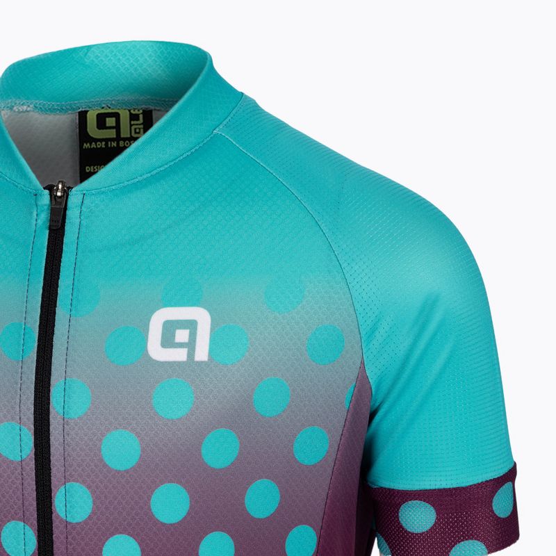 Koszulka rowerowa dziecięca Alé Bubble green 3