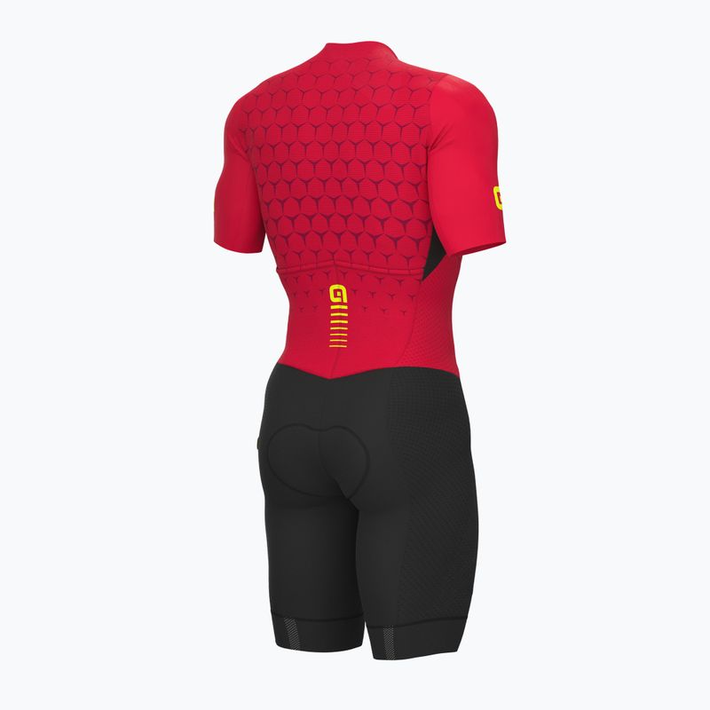 Kombinezon triathlonowy męski Alé Body MC Hive red 8