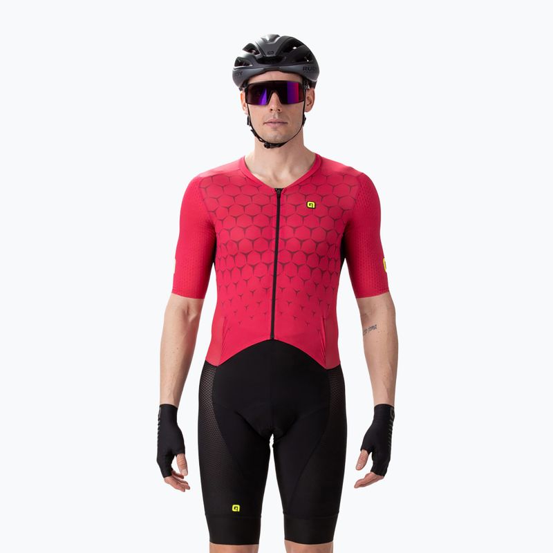Kombinezon triathlonowy męski Alé Body MC Hive red
